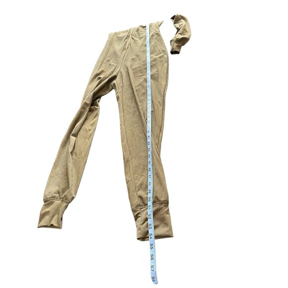 NWT Savage X Fenty Olive Metallic Sparkly Sleep & Shine Hooded One Piece Size M - Picture 13 of 13